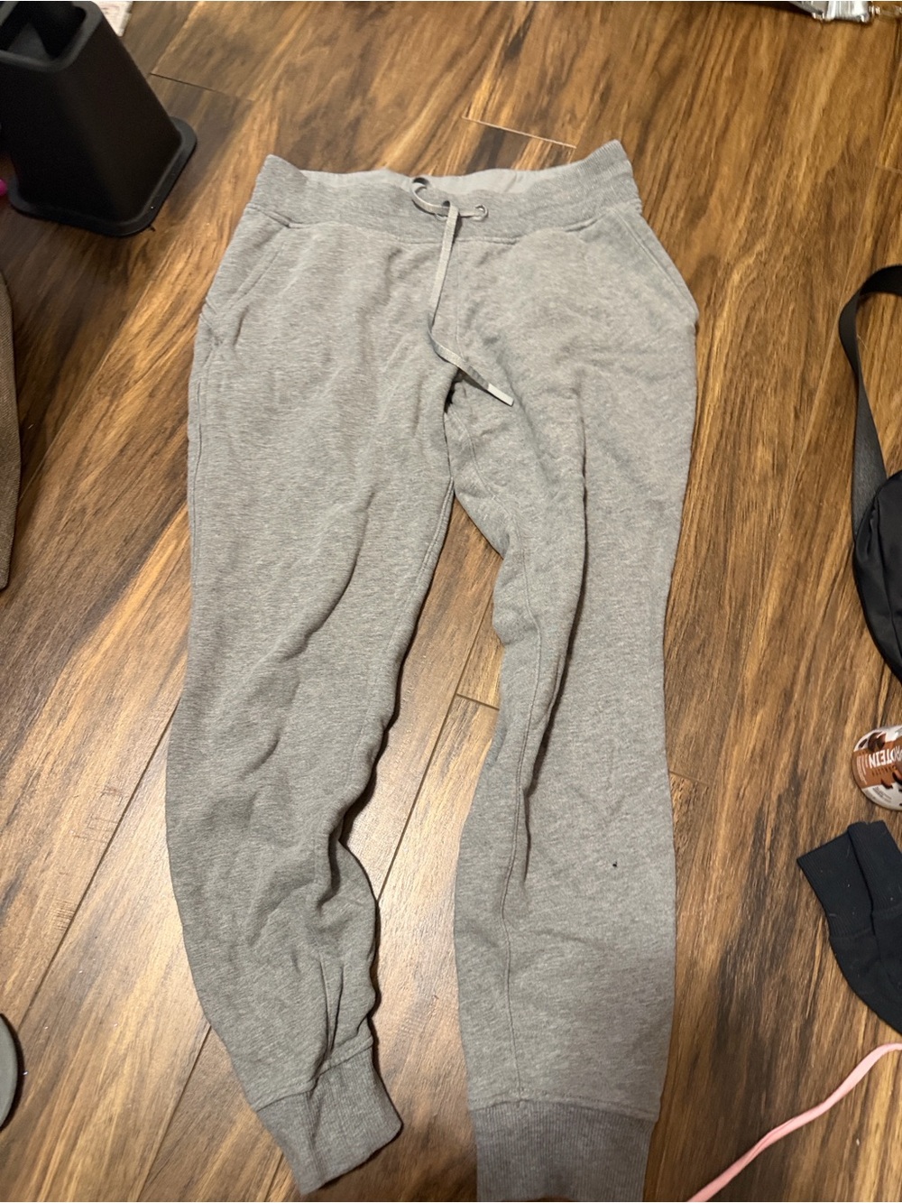 lululemon athletica Gray Drawstring Jogger Pants